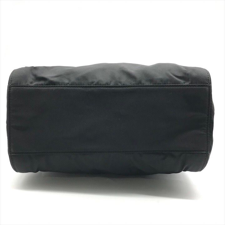 Prada Nylon Tessuto Chain Shoulder Bag Black