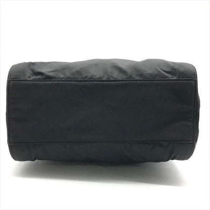 Prada Nylon Tessuto Chain Shoulder Bag Black