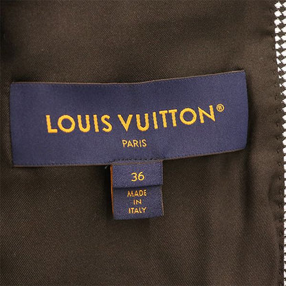 Louis Vuitton Staggered Stencil Collar Jacket Rw222b Polyester and Others Size