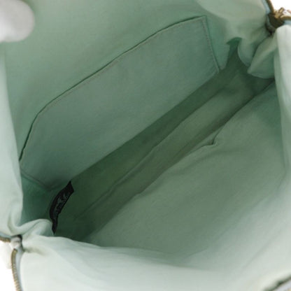 Hermes Bolide Pouch 25 Baby Line Cotton Light Blue Women's Pouch