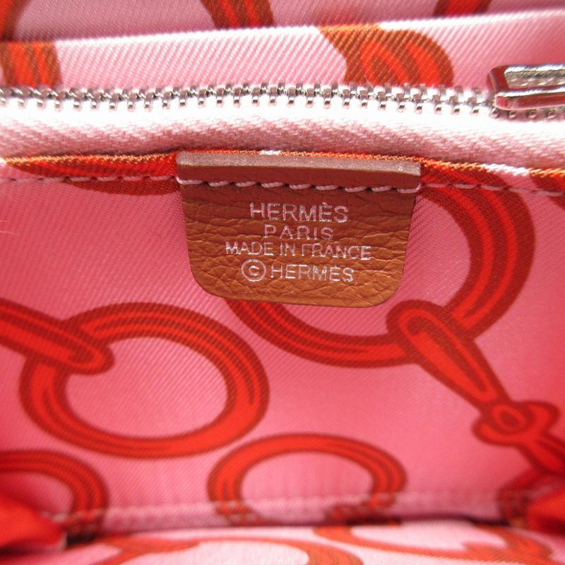 Hermes Azap Silk Quin Compact Stamped B (2023) Evercolor Silk Gold Coin Case
