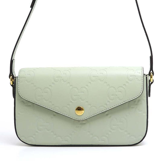 Gucci GG Super Mini Shoulder Bag 772794 Green Crossbody