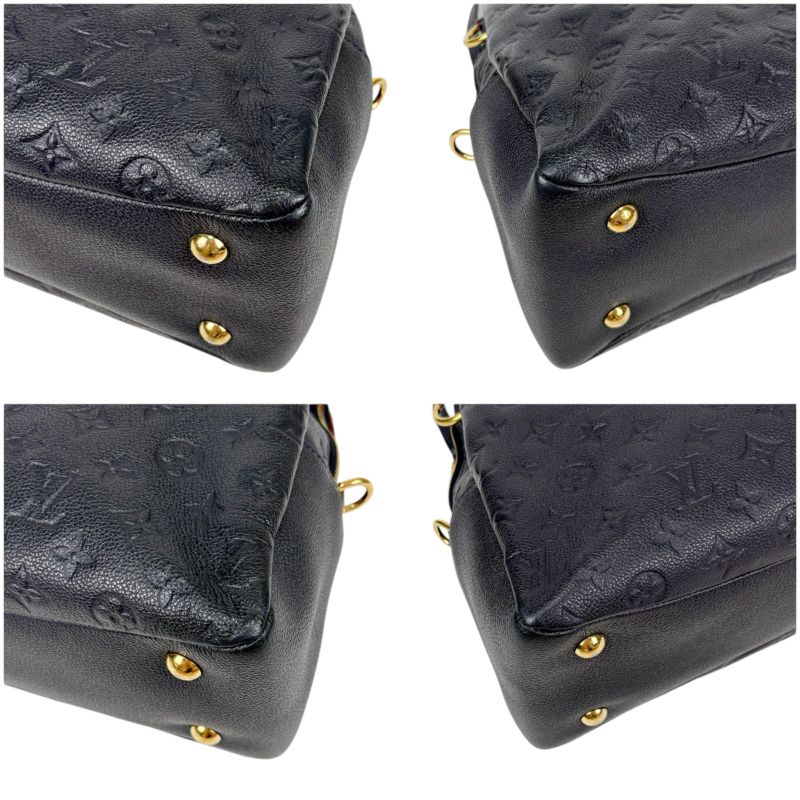 Louis Vuitton Pontje Shoulder Bag Mini Tote Bag Empreinte Leather Embossed Navy