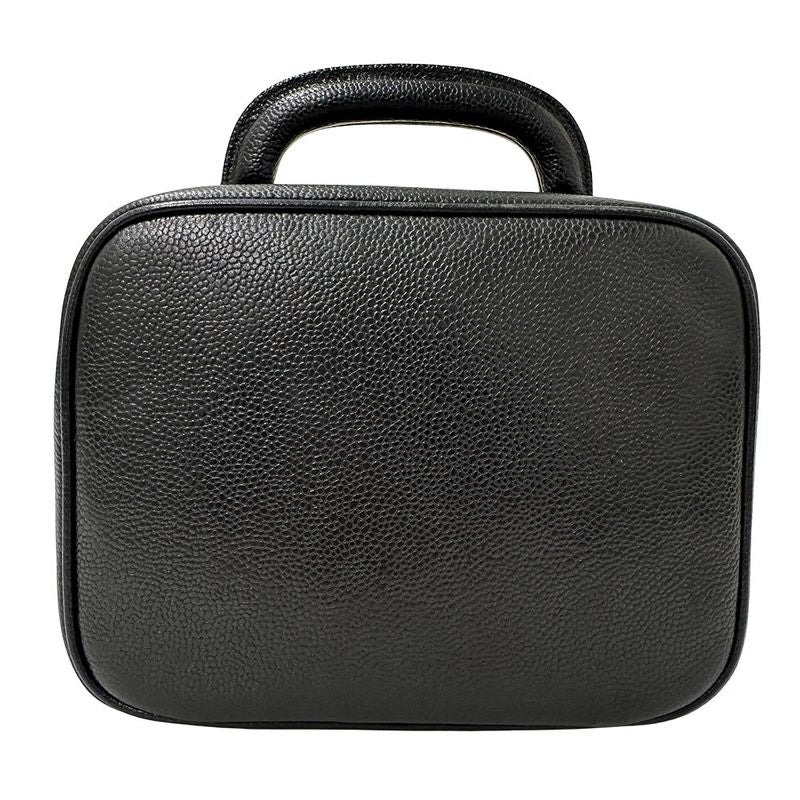 Chanel Bag Women's Branded Handbag Matelasse Leather Black Gold Hardware Vanity