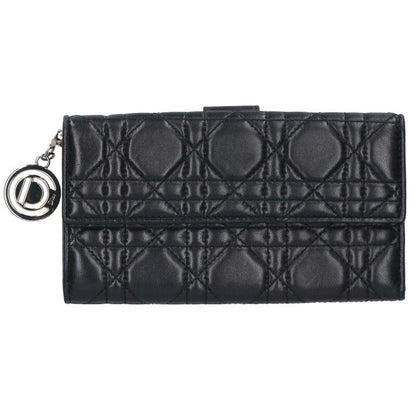 Christian Dior Lady Dior Cannage Wallet Women's