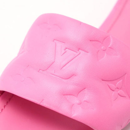 Louis Vuitton Revival Line Sandals Size 36 LV Monogram Logo Square Toe Made In