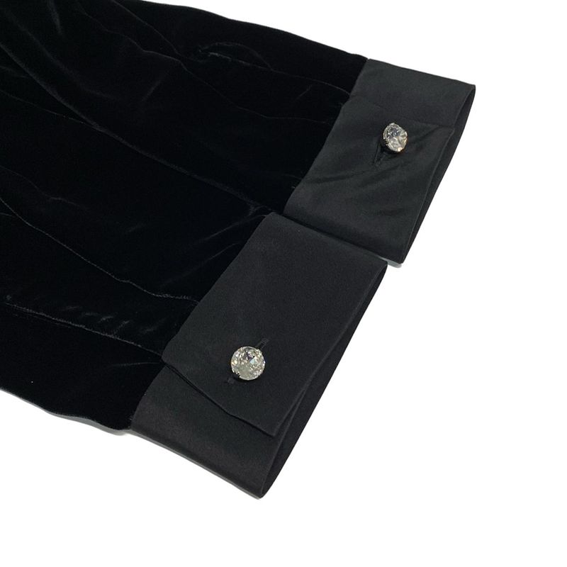 Gucci Dress Size 38 S Women - 771367 Zapgo Black And Ivory Regular Collar Long