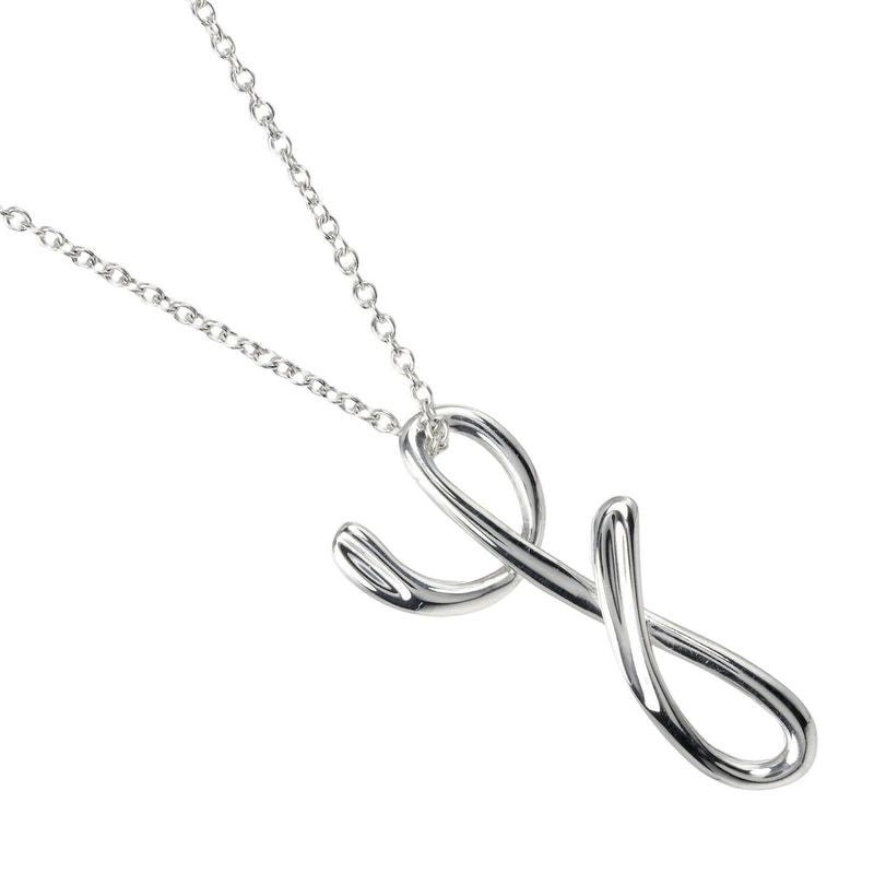 Tiffany & Co Letter Y Initial Y Silver 925 Ladies 2.35g Necklace