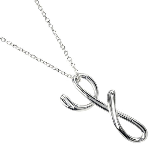 Tiffany & Co Letter Y Initial Y Silver 925 Ladies 2.35g Necklace