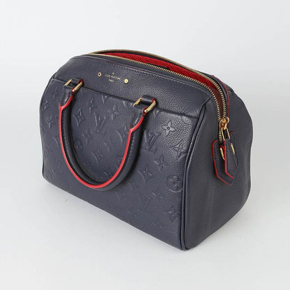 Louis Vuitton Handbag Speedy Bandouliere 25 Marine Rouge Rank A
