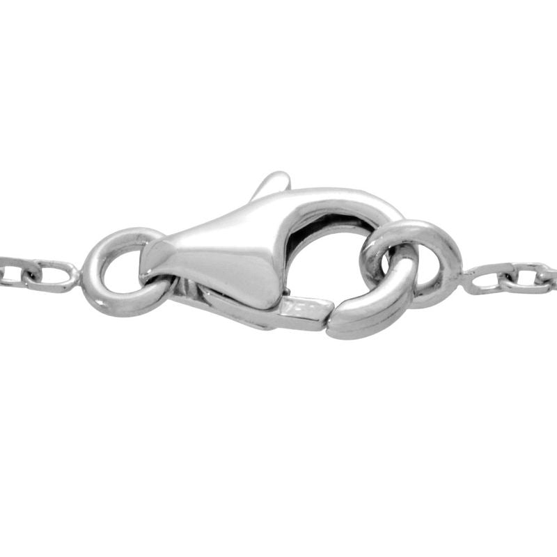 Cartier Cross Necklace With Diamonds 18K White Gold 52g