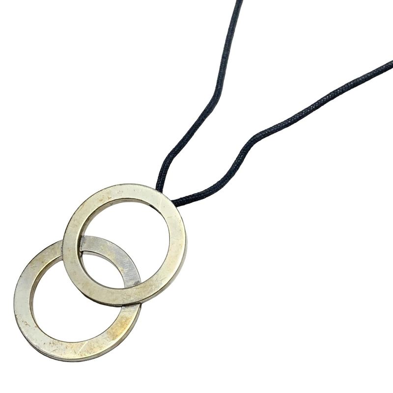 Bvlgari Necklace Bvlgari Silver And Black