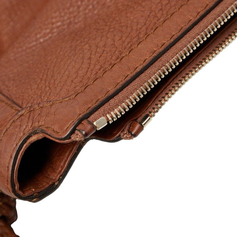 Gucci Tassel One Shoulder Bag 269947 Brown Leather Women's Gucci