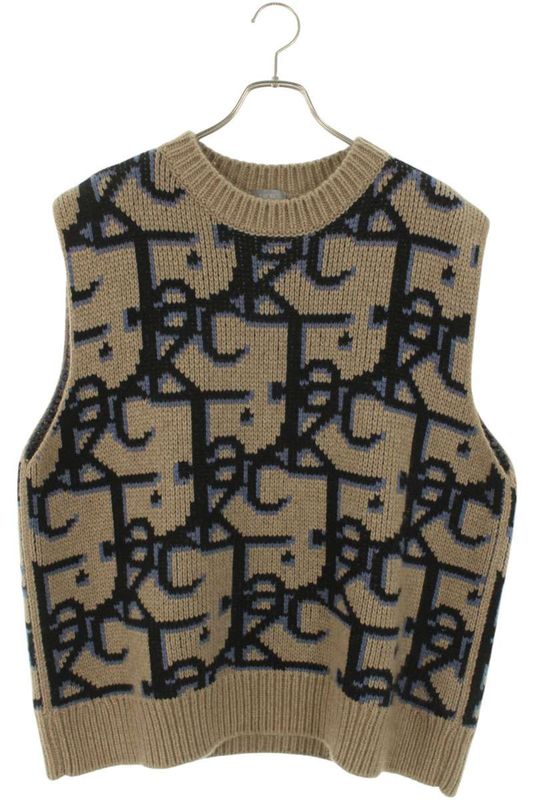 Dior 22AW 283m654at357 Cactus Jack Sleeveless Cashmere Knit Men's XL
