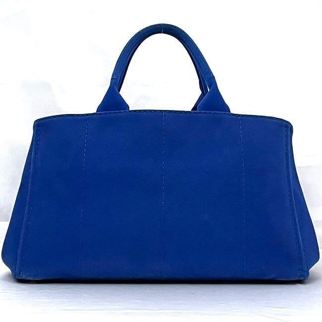 Prada Tote Bag Blue Cobalto Canapa