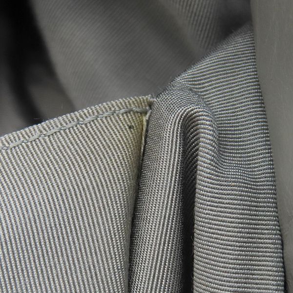 Chanel Tote Bag Ultra Stitch Lambskin Gray Silver Hardware Chain Shoulder Coco