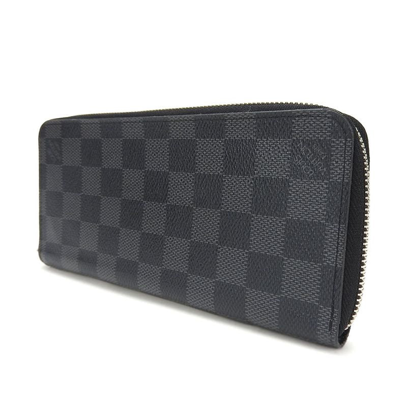 Louis Vuitton Long Wallet Zippy Wallet Vertical N63095 Damier Graphite Damier