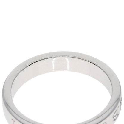 Bvlgari Bulgari Double Logo 1P Diamond Ring And Ring 18K White Gold Ladies