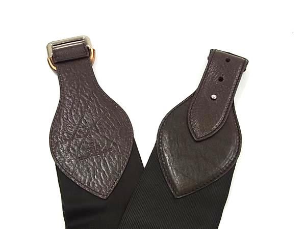 Gucci 232841 Bamboo Canvas And Leather Belt Size Indicated 75/30 Ladies Brown