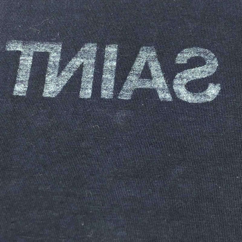 Saint Laurent Paris 23ss Reverse Logo T-Shirt 663278 Navy L