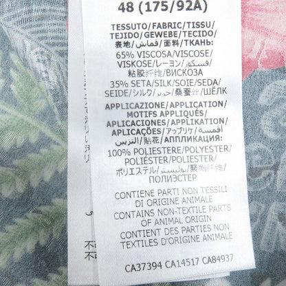 Gucci 624524/619073 Silk-blend Short-sleeved Aloha Shirt And Shorts Set-up