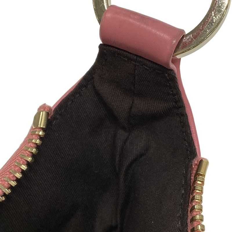 Gucci Shoulder Bag Stripe 231823 Pink Leather