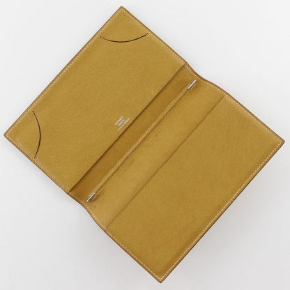 Hermes Agenda Vision Chevre Yellow □L Unisex Notebook Cabas