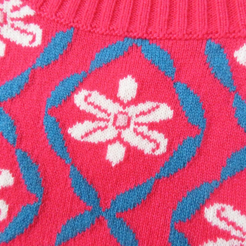 CHANEL P55807 100% Cashmere Sleeveless Long Knit Dress With Logo Button