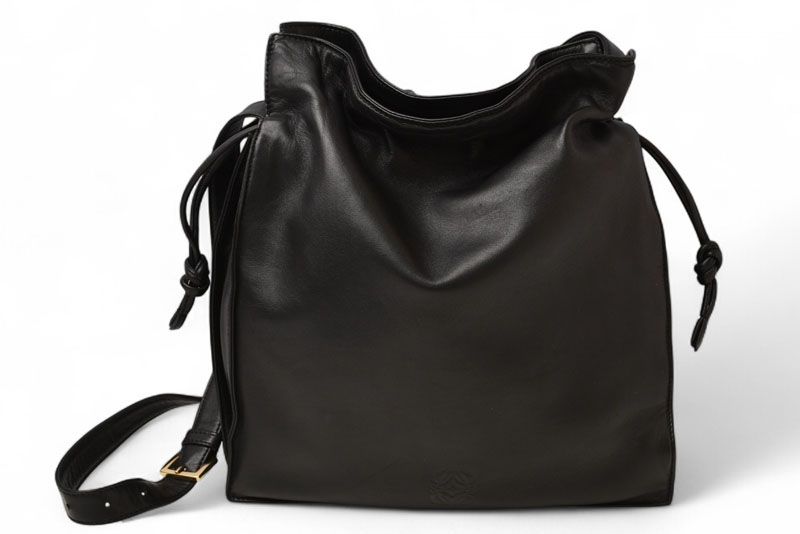 Loewe Flamenco Shoulder Bag Crossbody Anagram Loewe Bag Black Vintage