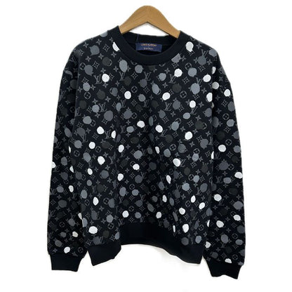 Louis Vuitton X YK Dot Monogram Sweatshirt Black Rm231h IHN Hoy26w L Men's