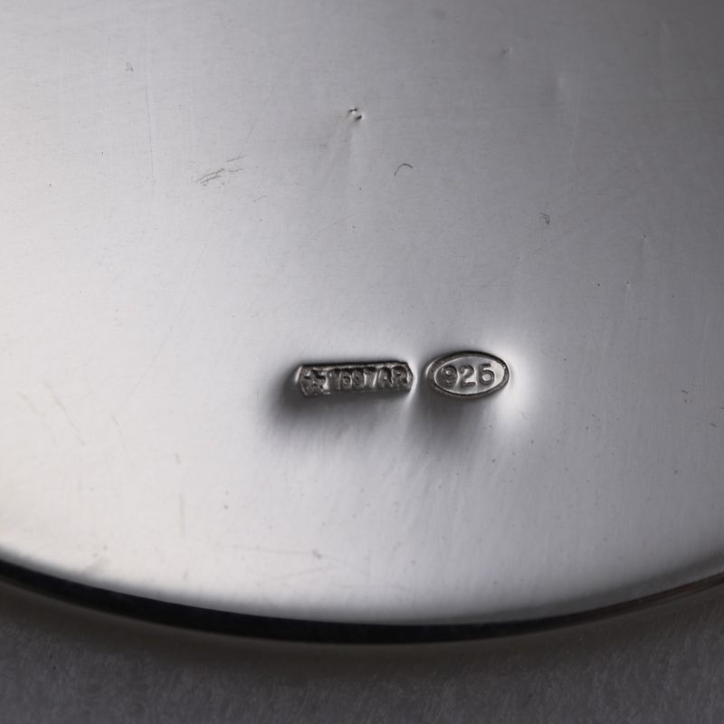 Gucci Dog Tag Plate Silver 925 Unisex 19.0g Pendant Top