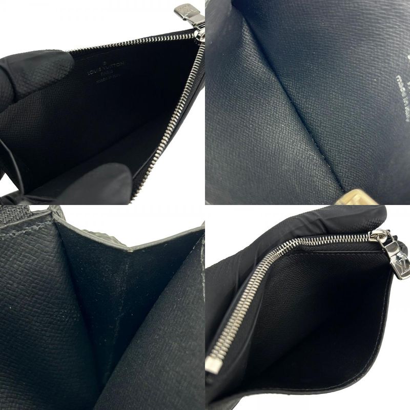 Louis Vuitton Card Case Coin Card Holder N64038 Damier Graphite Black Gray