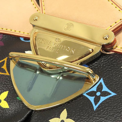 Louis Vuitton Handbag Ursula Monogram Multicolor Noir Black Gold Hardware Black