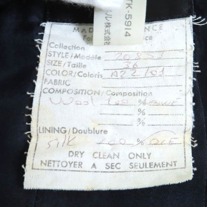 CHANEL Boutique CHANEL Boutique Vintage 100% Wool 90's Collarless Front Open