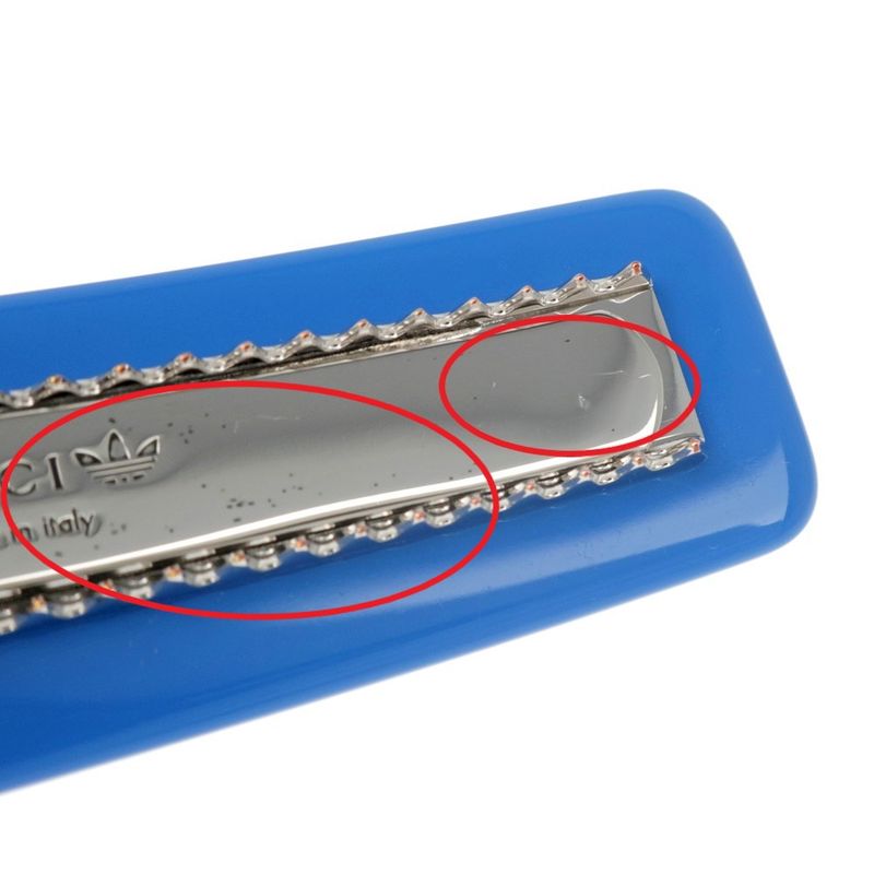 Gucci Adidas Collaboration Hair Clip Blue - Silver Color - Star