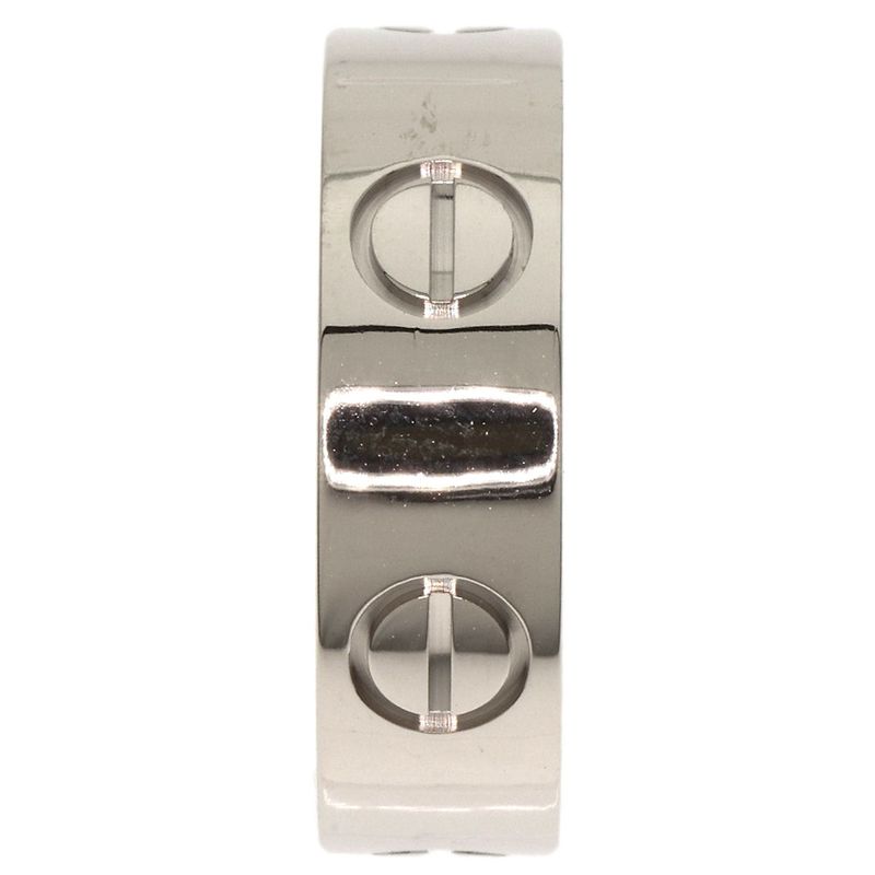 Cartier Love Ring #49 Ring - 18K White Gold Ladies