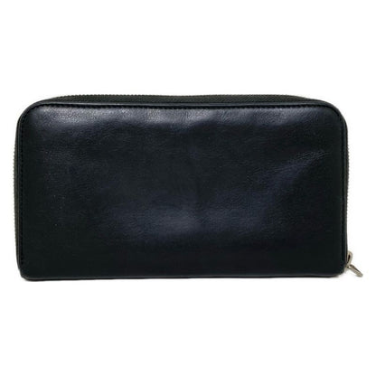 Balenciaga Everyday Continental Zip Around 505052 Black And White Round Zipper