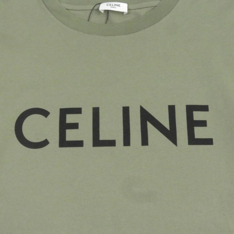 Celine 2x681671q Cotton Logo Print Short Sleeve Short Sleeve Loose T-shirt