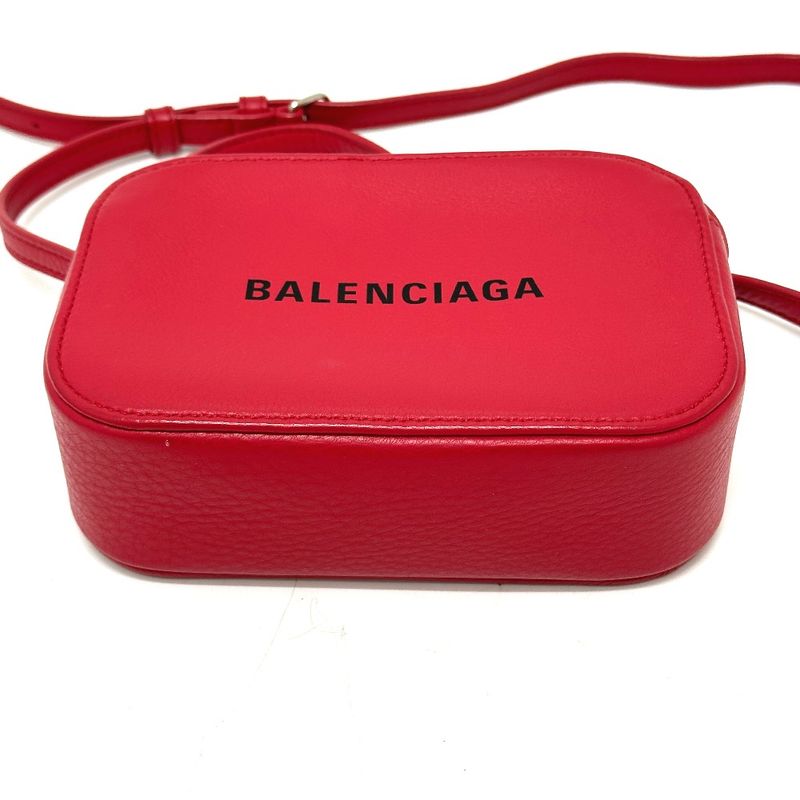 Balenciaga Shoulder Bag Everyday 552372 Leather Red