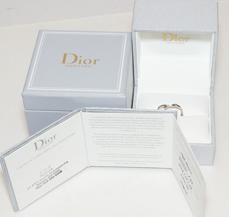 Dior Ring 18K White Gold Bois De Rose Ring Jbdr95002