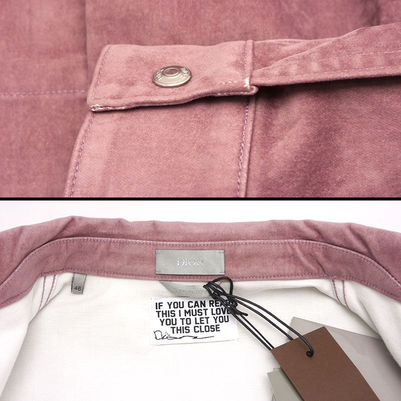 Dior Cactus Jack Oversized Shirt Jacket 46 Purple