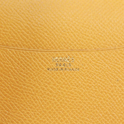 Hermes Agenda GM Leather Yellow And Brown Wallets And Accessories Silver