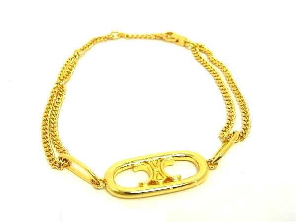 Celine Maillon Triomphe Bracelet Accessories Women's Gold Fi8425