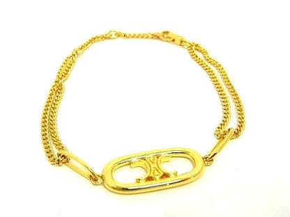 Celine Maillon Triomphe Bracelet Accessories Women's Gold Fi8425