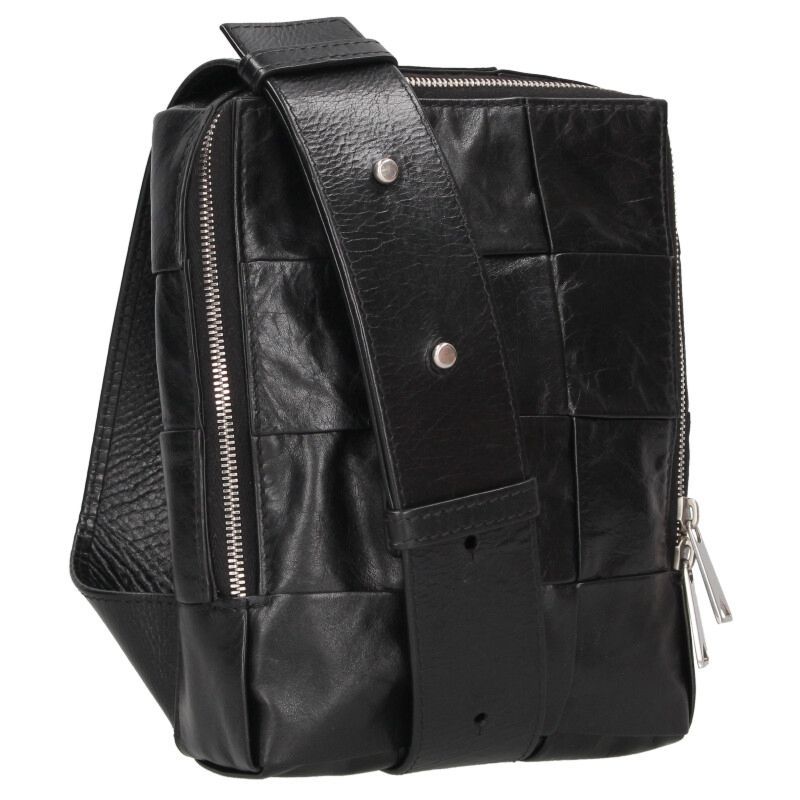 Bottega Veneta 701366 Cassette Leather Suring Bag Shoulder Bag Men's