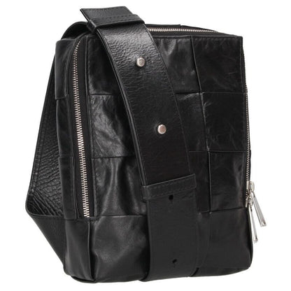 Bottega Veneta 701366 Cassette Leather Suring Bag Shoulder Bag Men's