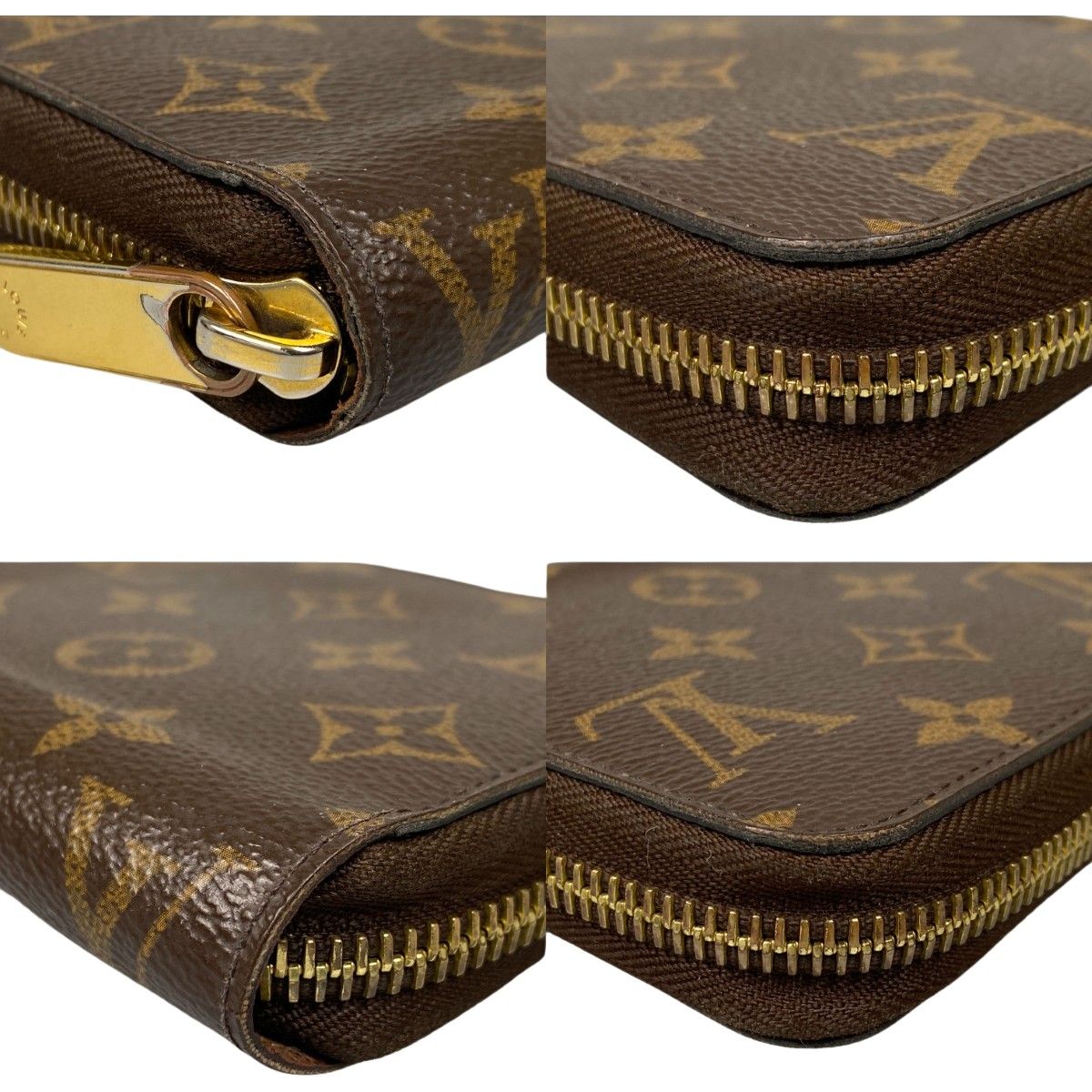 Louis Vuitton Long Wallet Monogram Zippy Wallet M42616 Brown