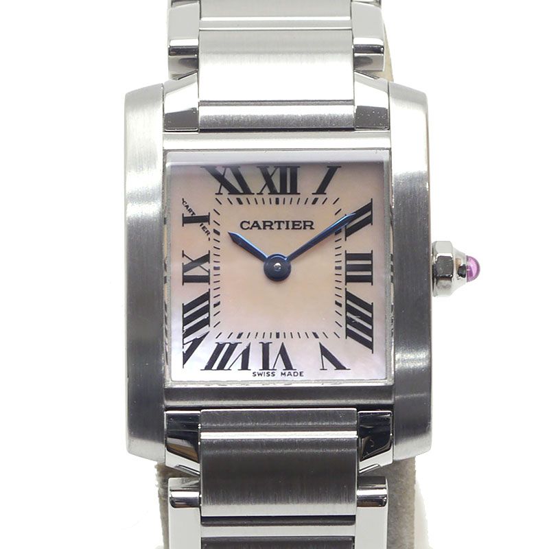 Cartier Tank Francaise SM W51028q3 Pink Shell Dial