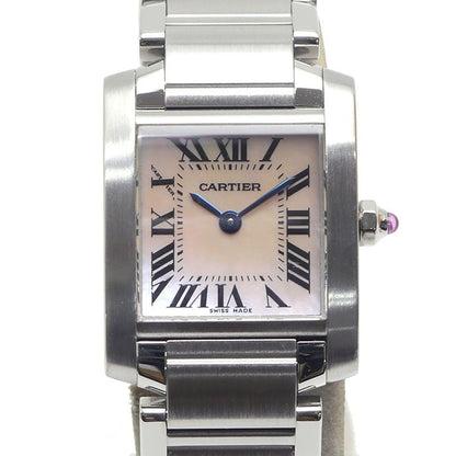 Cartier Tank Francaise SM W51028q3 Pink Shell Dial