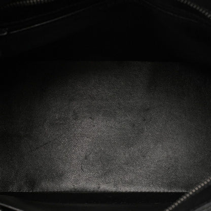 Chanel Matelasse Reprint Tote Caviar Skin Black With Silver Hardware Women's